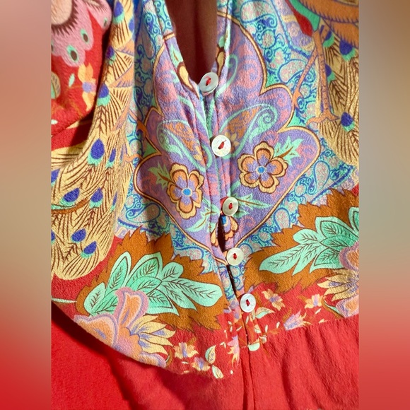 Spell & The Gypsy Collective Lotus Kimono Romper Boho Flowy Festival XL Read - Picture 10 of 11